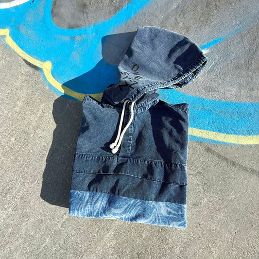 INDIGO BIG — Hoodie Rework XL