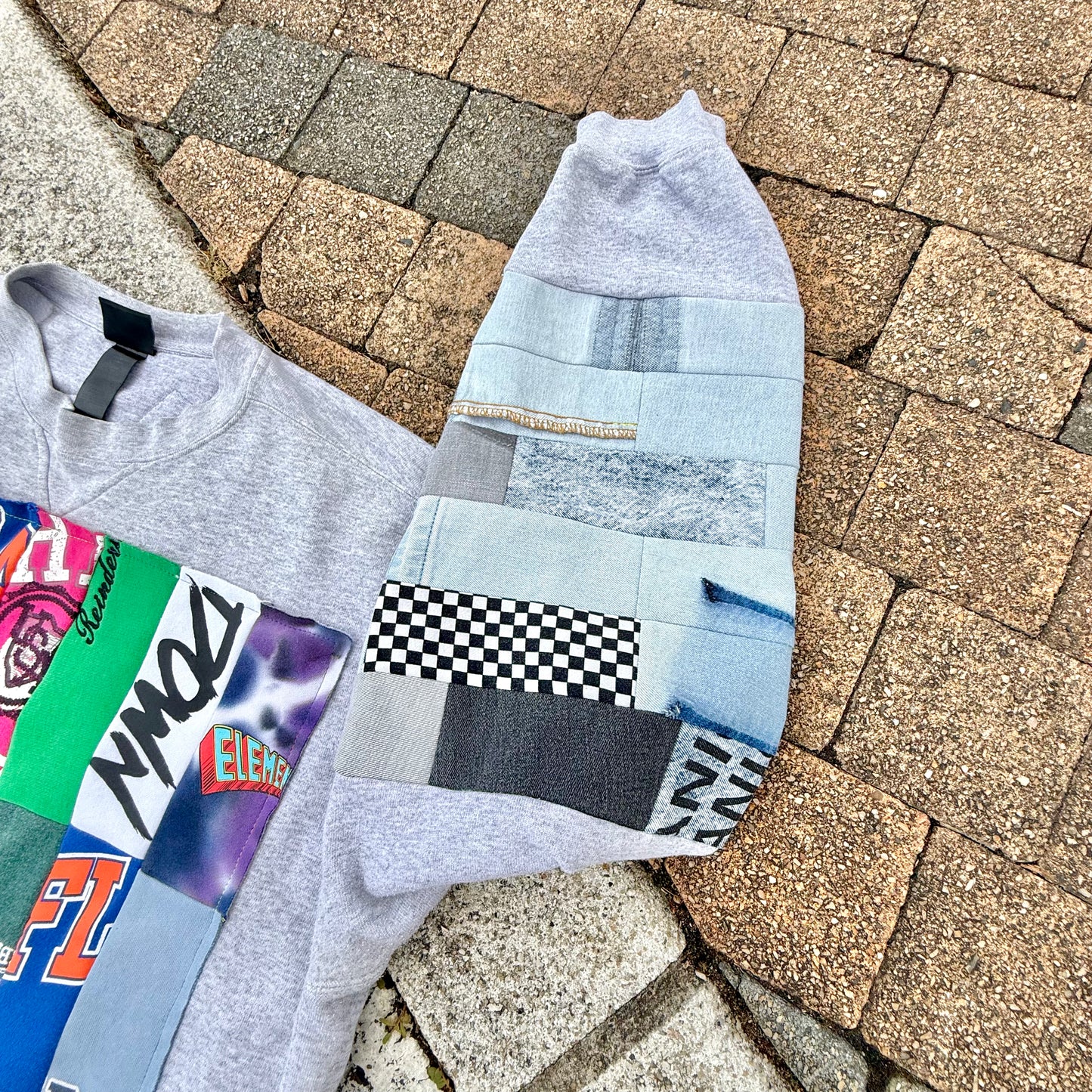 NO SUCH THING AS TOO MUCH — Sweatshirt Rework 3XL