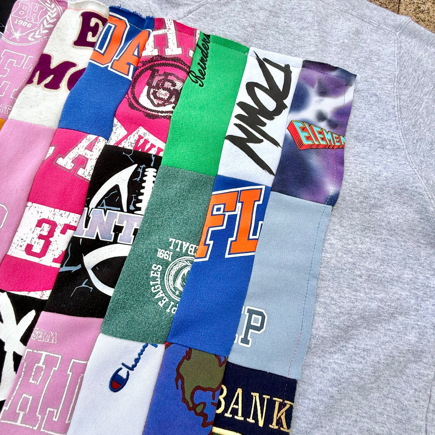 NO SUCH THING AS TOO MUCH — Sweatshirt Rework 3XL