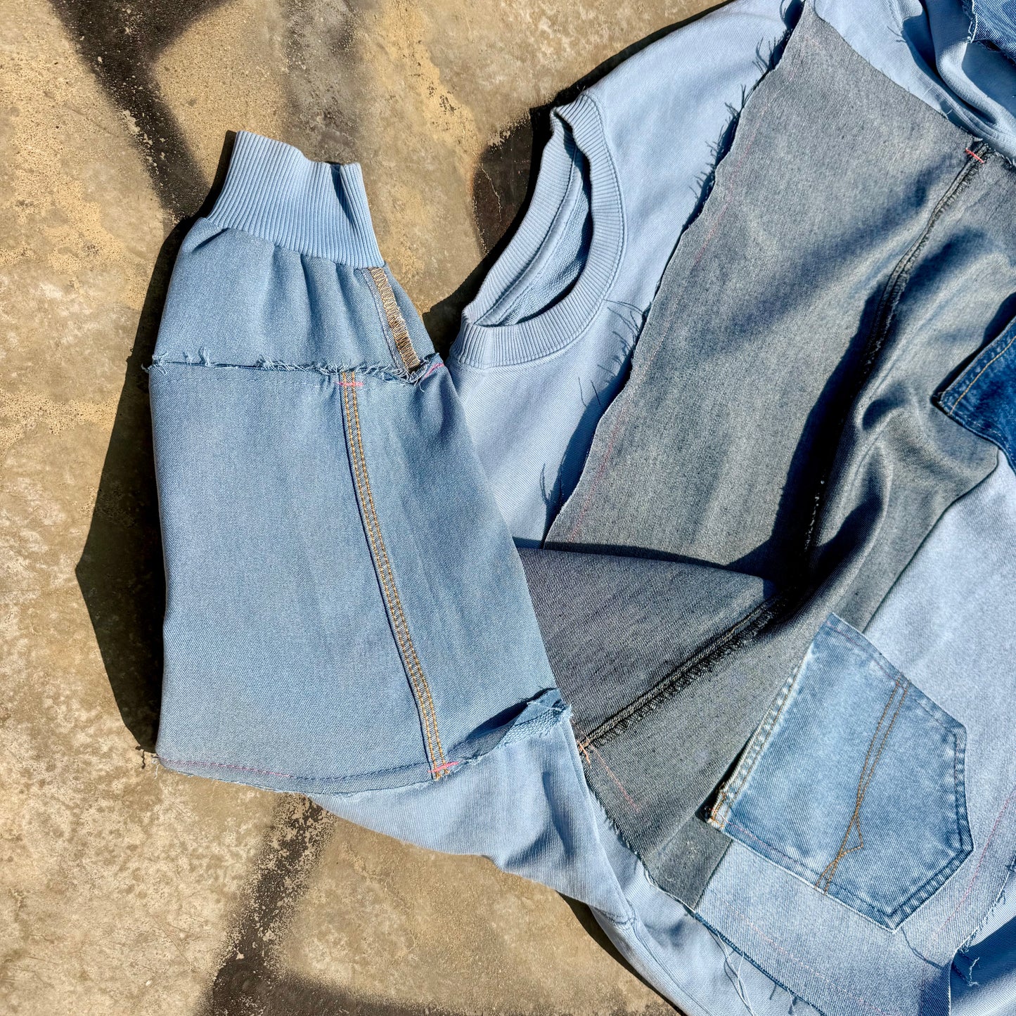 BADASS STITCH — Sweatshirt Rework M