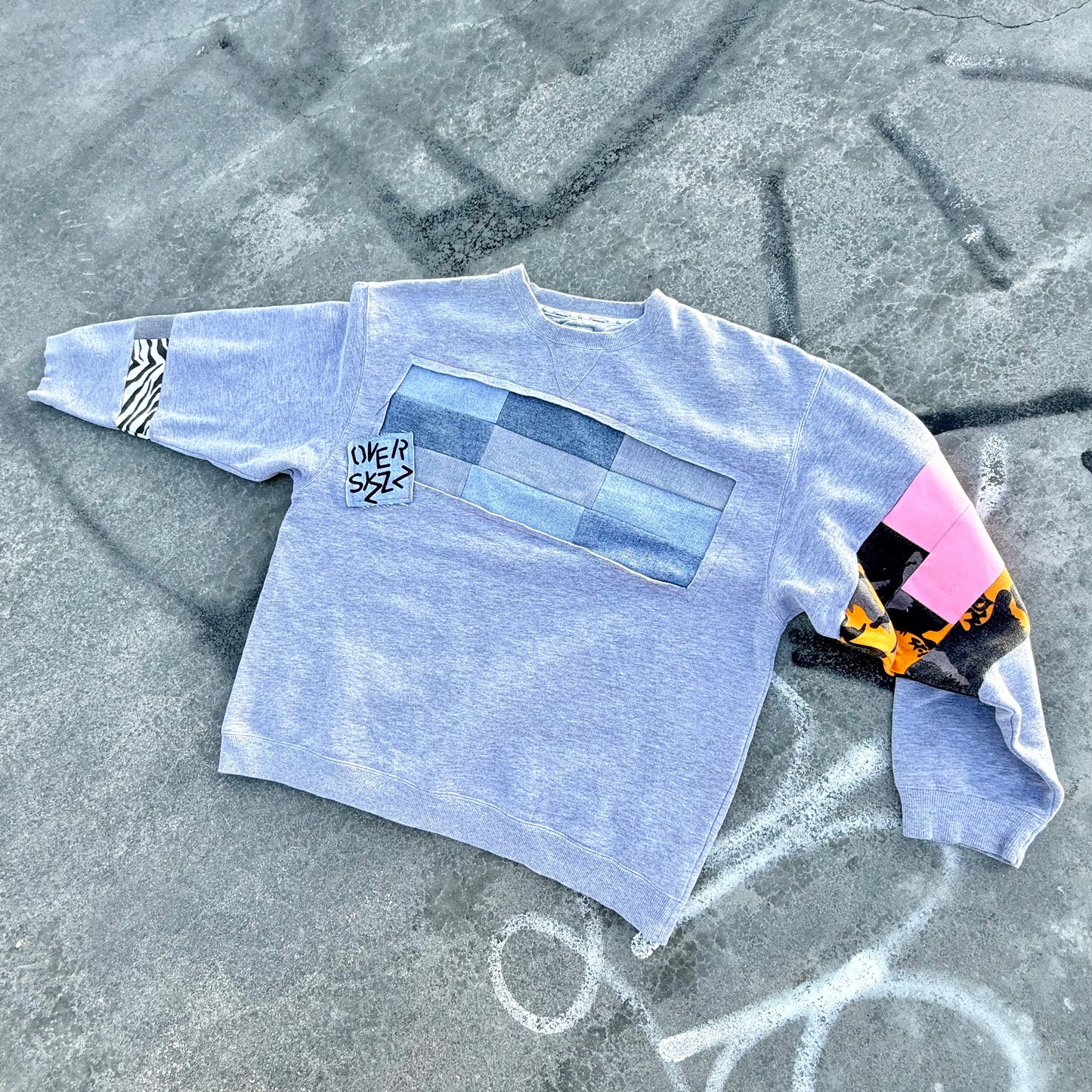 EASY PEASY — Sweatshirt Rework 2XL