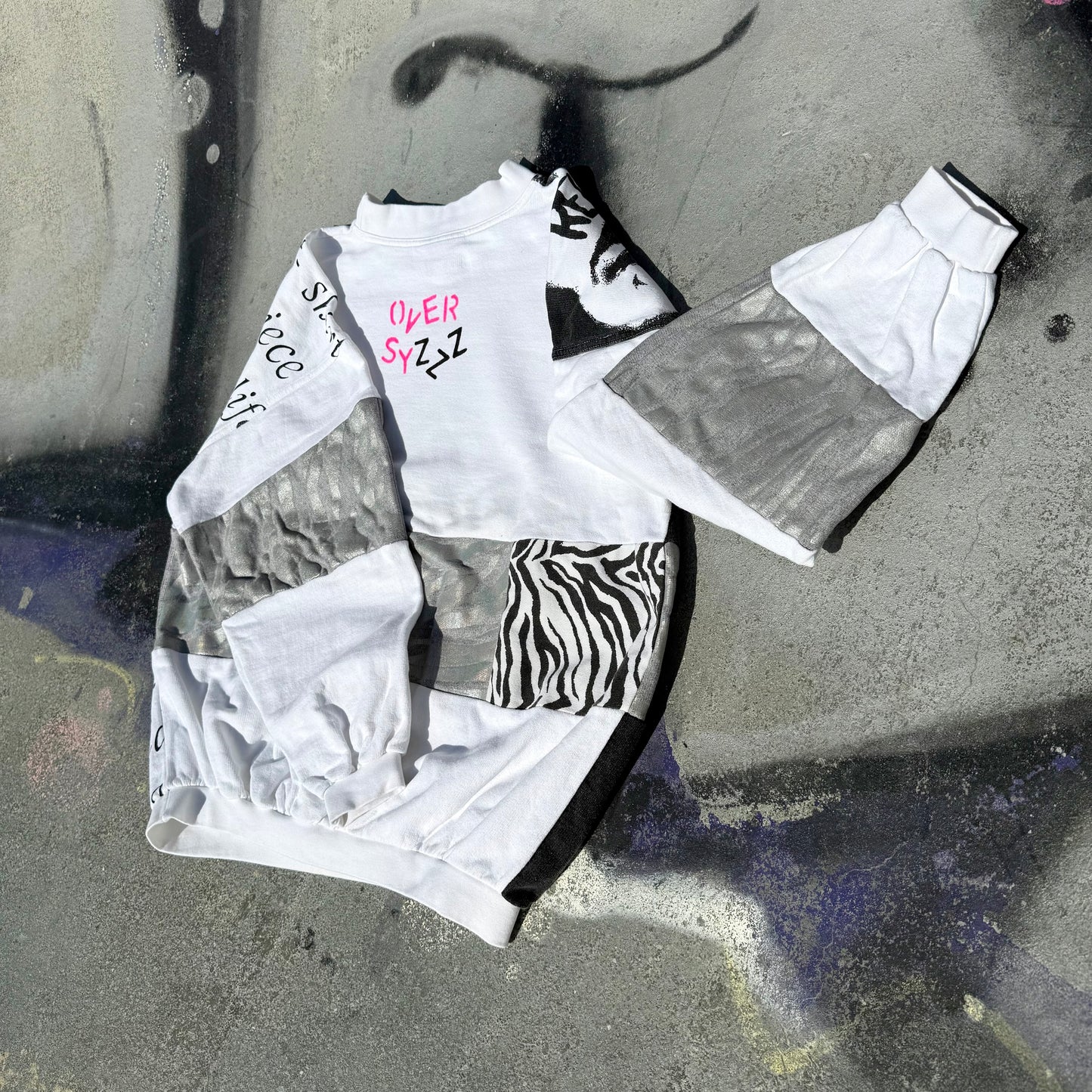 DIAMOND DRIP — Sweatshirt Rework L