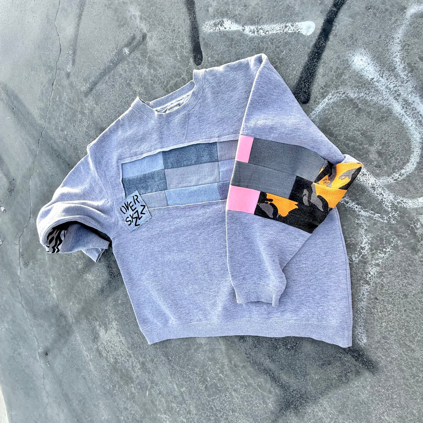 EASY PEASY — Sweatshirt Rework 2XL