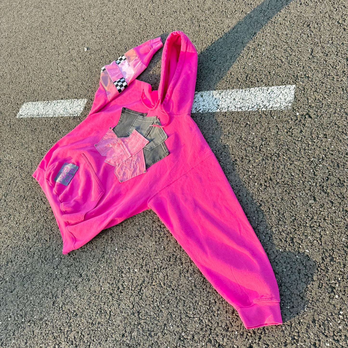 BE THE RIOT — Hoodie Rework XL