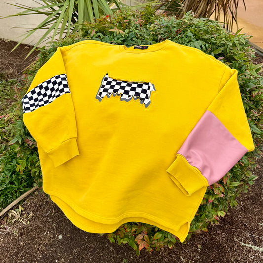 HYBRID GOLD — Sweatshirt Rework Size 2XL