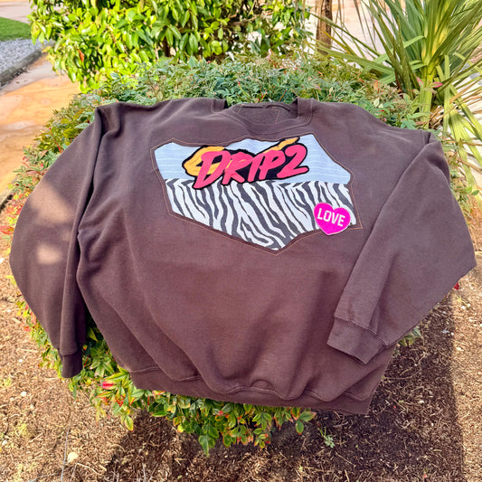 DRIPPED — Sweatshirt Rework Size XXL