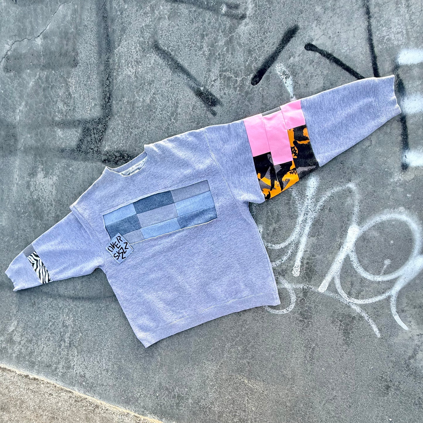 EASY PEASY — Sweatshirt Rework 2XL