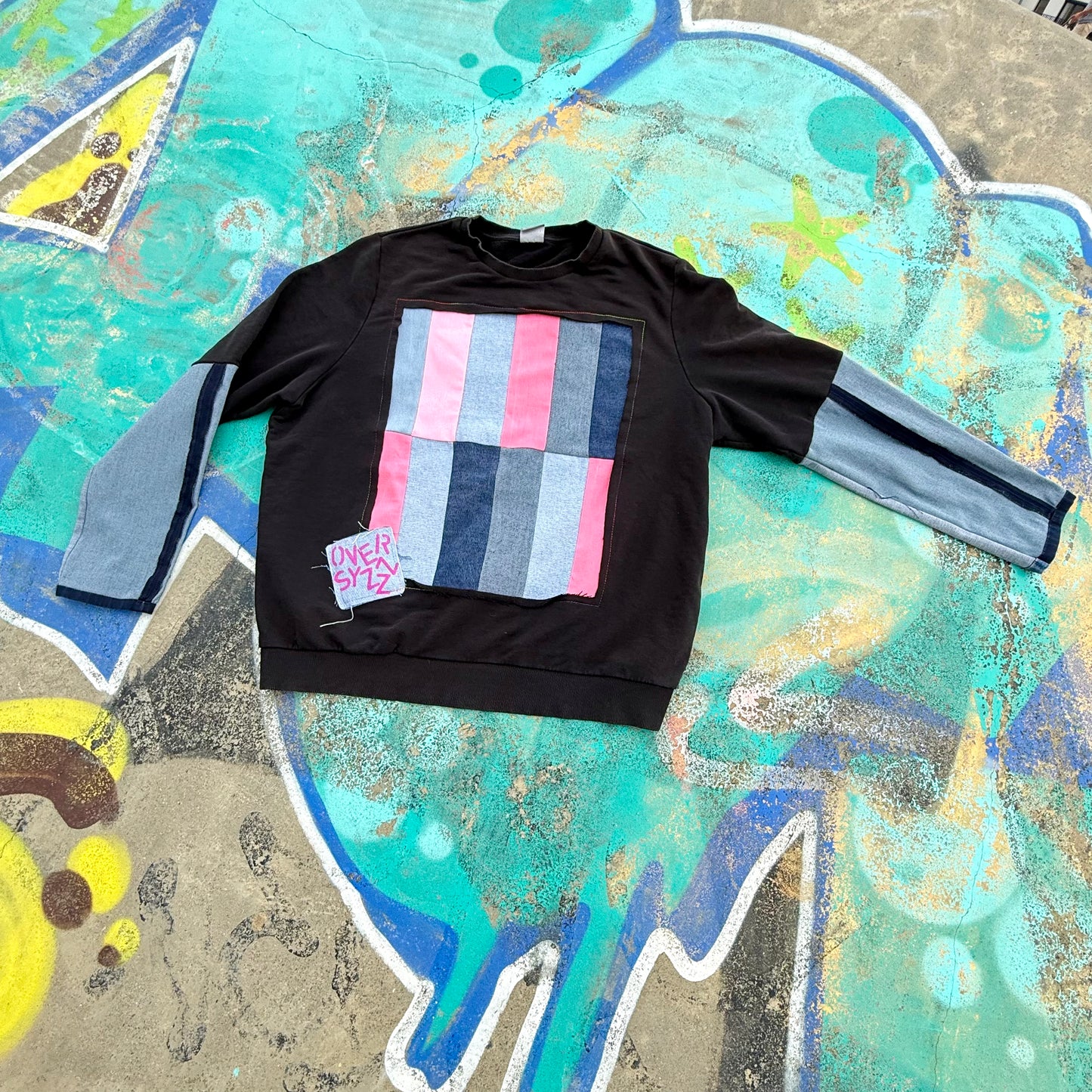 REBORN — Sweatshirt Rework 2XL