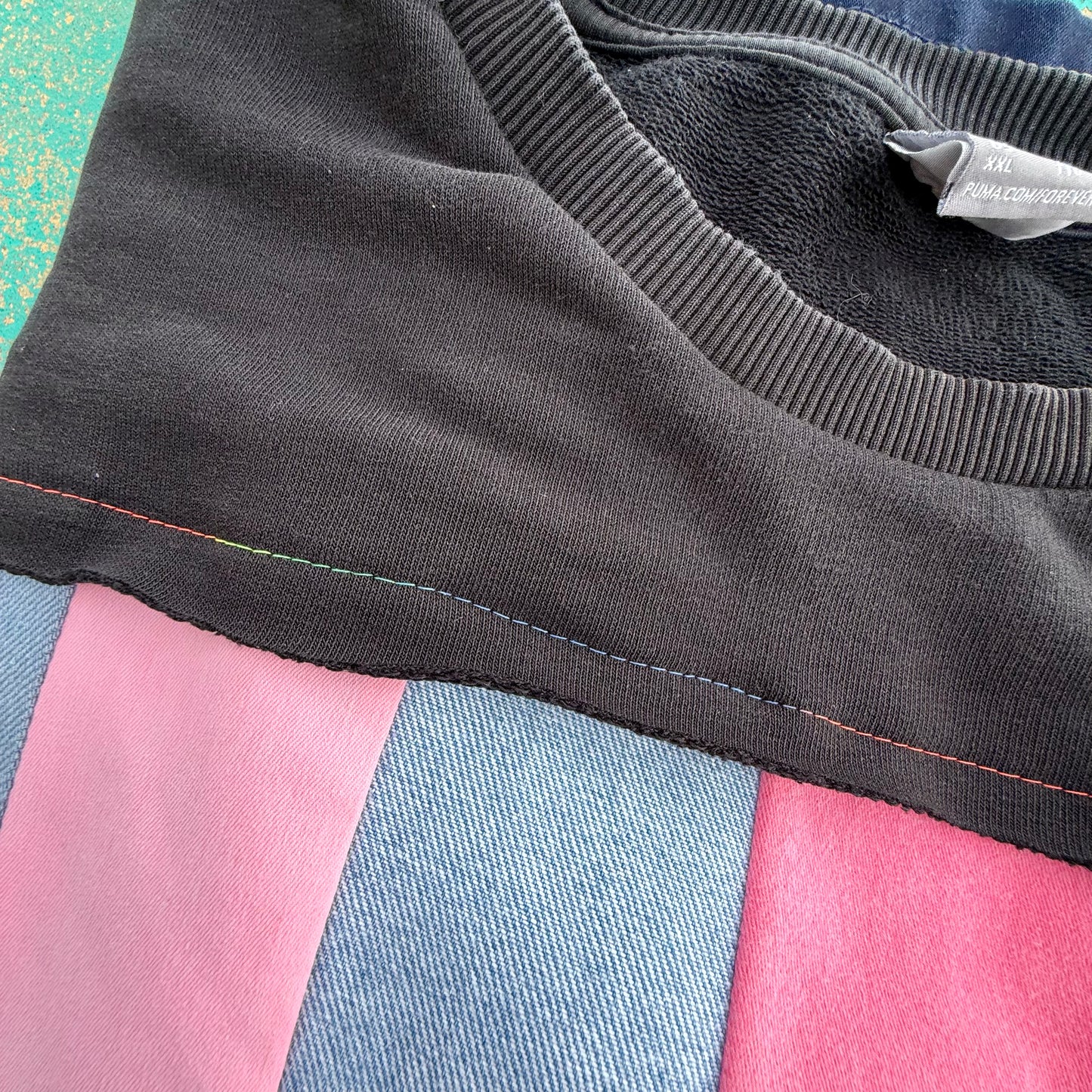 REBORN — Sweatshirt Rework 2XL